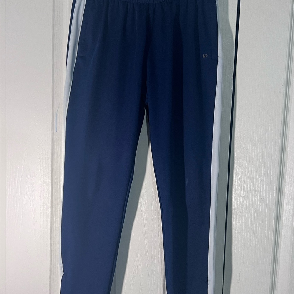 Xersion Navy Blue Sweatpants with Elastic Waistband and Cuffs